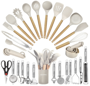 35-Piece Silicone Kitchen Utensils Set