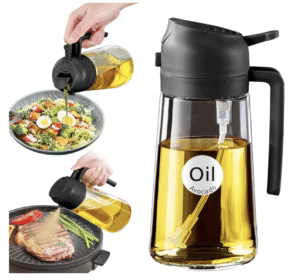 Glass Olive Oil Sprayer & Dispenser by YARRAMATE