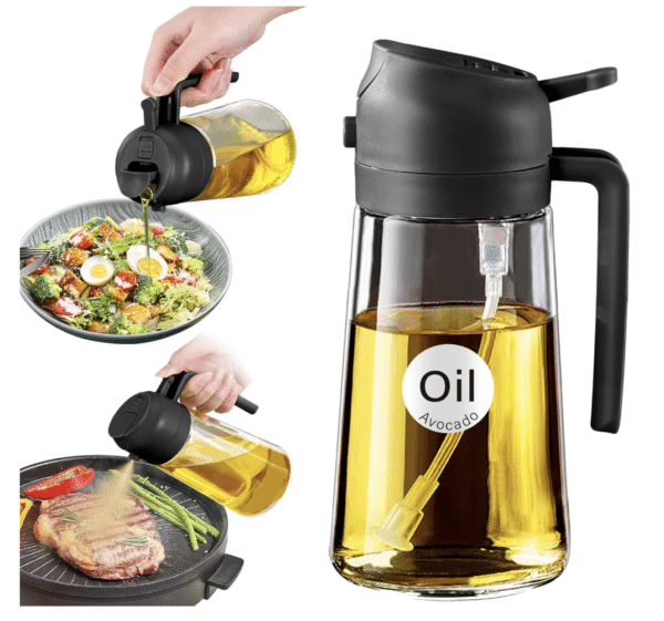 Glass Olive Oil Sprayer & Dispenser by YARRAMATE